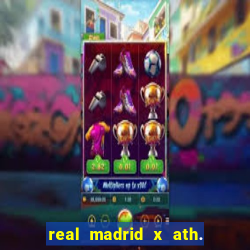 real madrid x ath. bilbao palpite